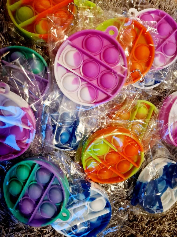 Mini Pop it fidget toy Circle or Square available Fidget toy Etsy