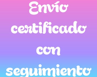 Envío certificado con Seguimiento