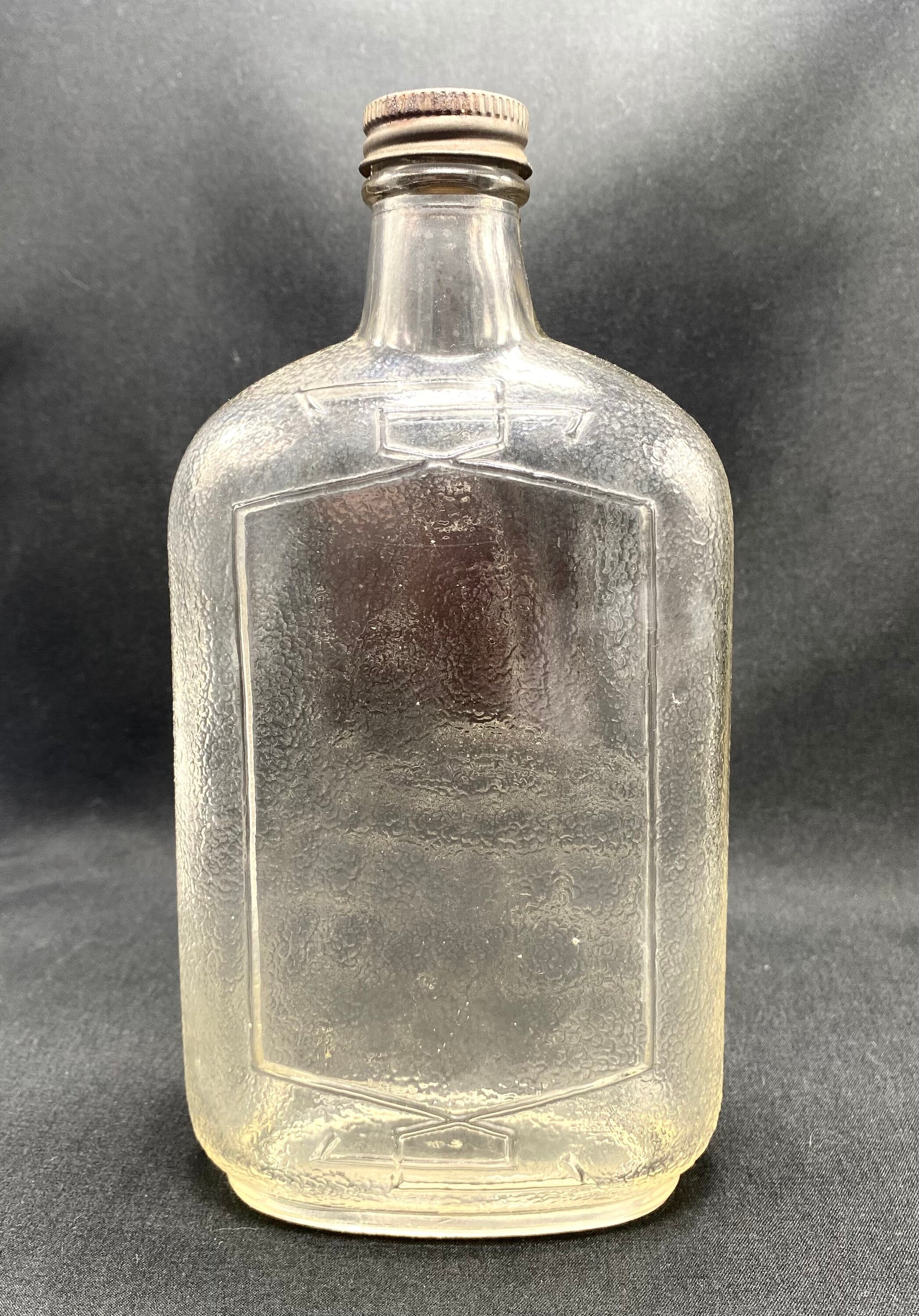 Vintage Glass Refrigerator Bottle, Antique Glass Bottle, Antique Water