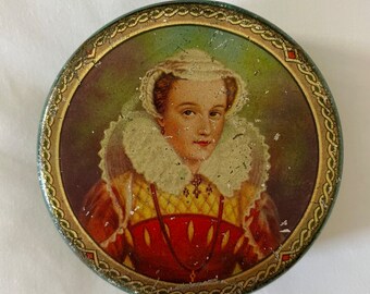McVitie and Price’s Biscuit Tin, Vintage Mary Queen of Scots Collectible Tin, Royal Collectible, McVitie and Price Tin