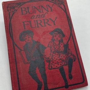 Bunny and Furry by Geraldine Mockler Childrens Book Antique Book