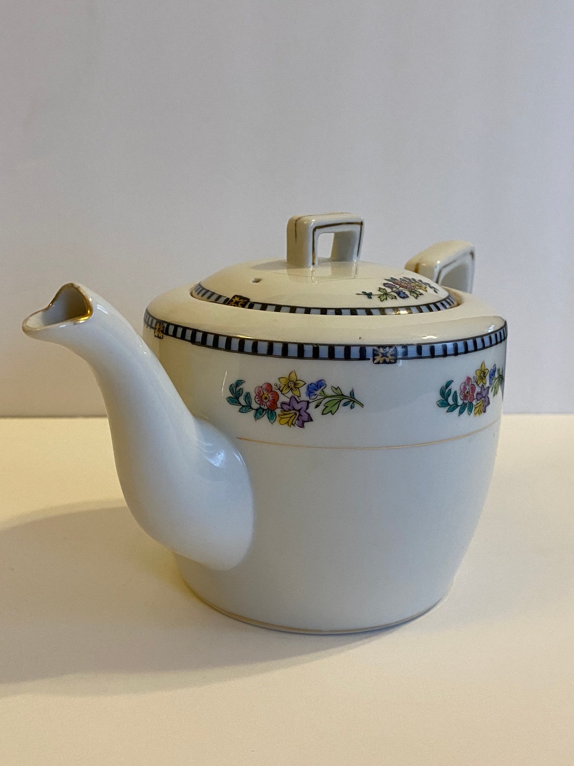 Noritake Sheridan Bone China Teapot Morimura 1920s Tea Pot Etsy
