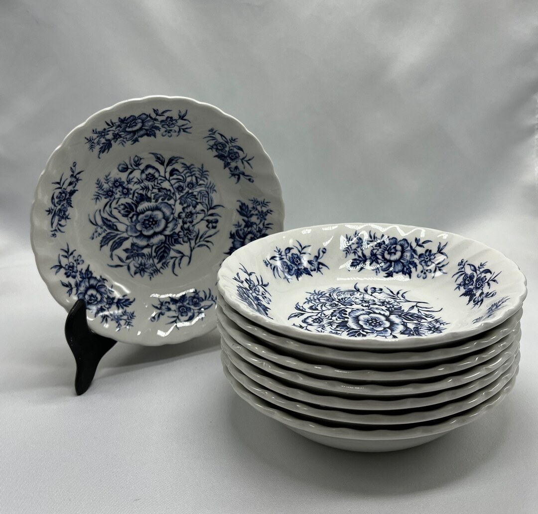 Vintage Beacon Hill by British Anchor Dessert Bowls Set of Etsy