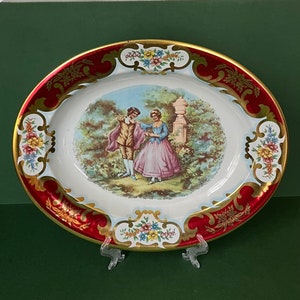 Vintage Daher Decorated Ware, Daher Tin Tray, Daher Serving Tray, Vintage Victorian Style Tray, Daher England