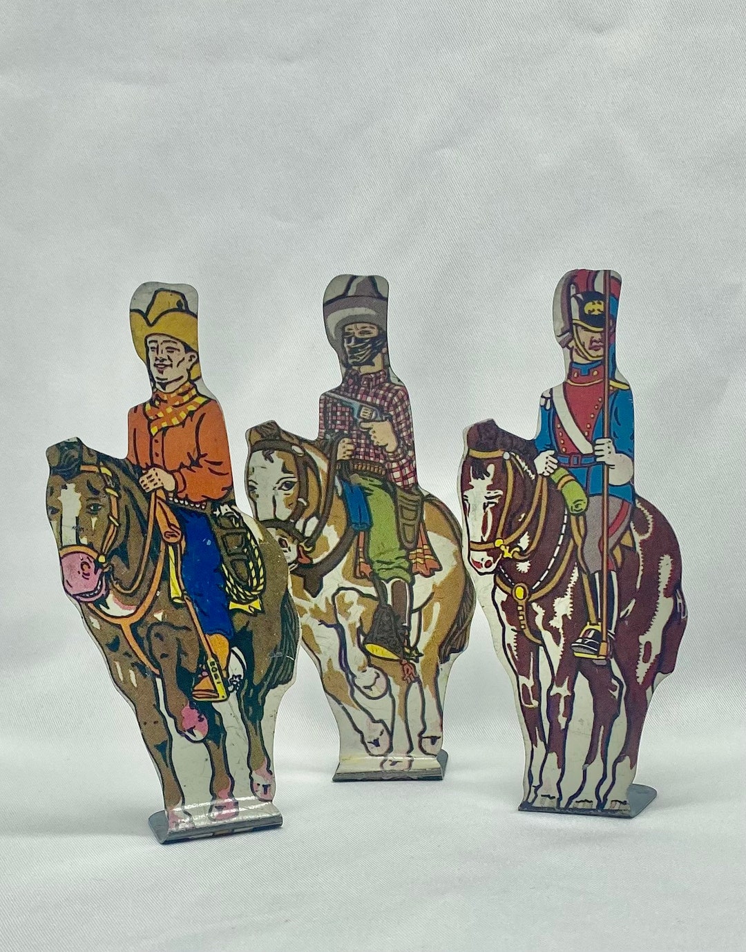 Marx Soldiers of Fortune Tin Lithograph Toy, Marx Soldiers of Fortune