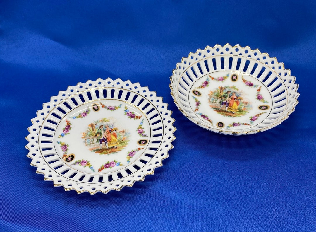 Antique Fine German China Trinket Dishes German Trinket Dish Etsy