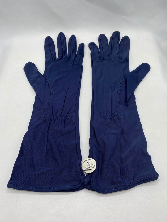 NOS Vintage Navy Ladies Dress Gloves, Vintage Dor… - image 3