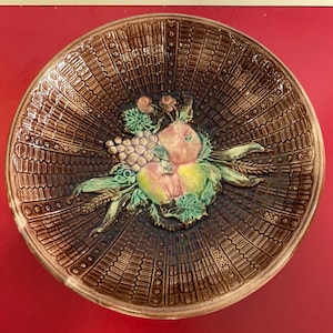 Majolica Fruit Bowl