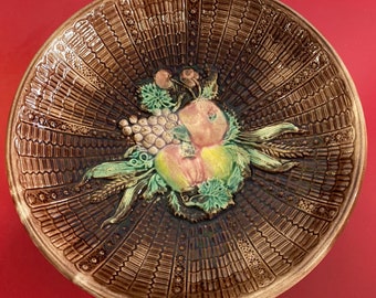 Majolica Fruit Bowl