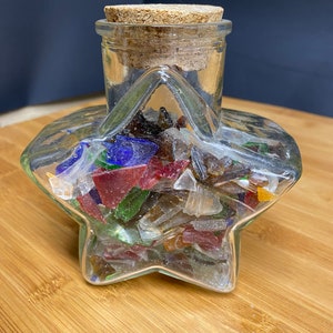 Vintage Glass Star Suncatcher