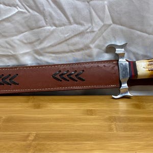 Vintage Handmade Sheathed Knife