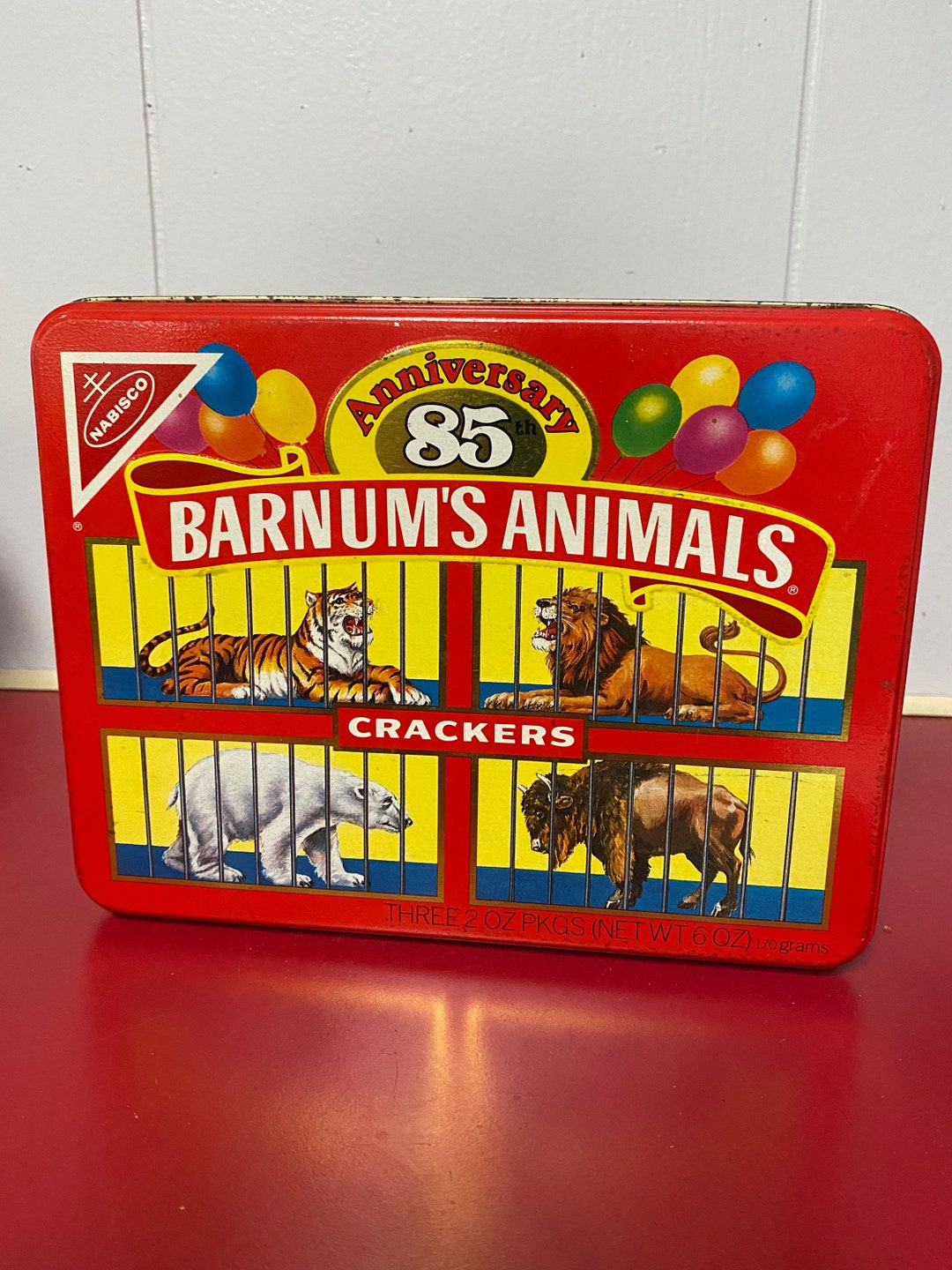 85th Barnums Anniversary Animal Crackers Tin Etsy