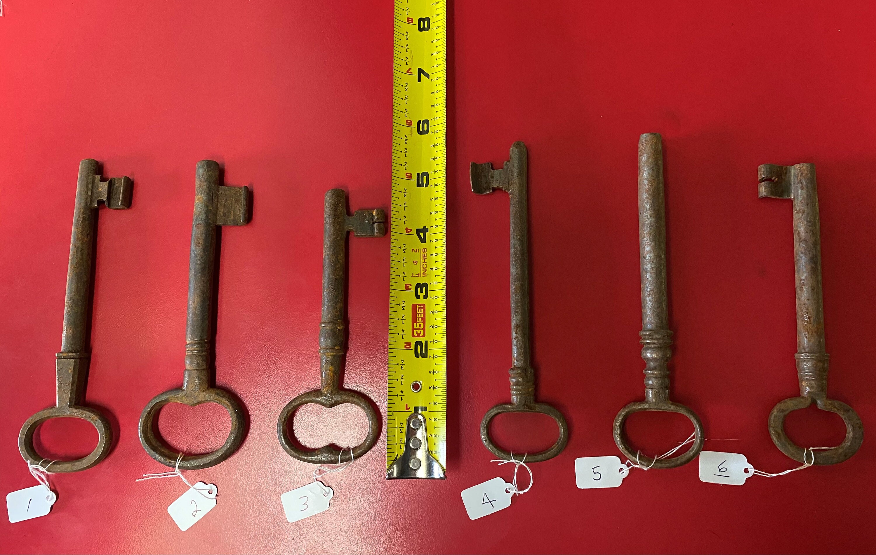 Vintage Jail House Style Skeleton Keys Etsy