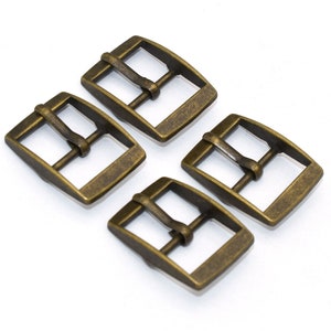 Bronze Adjustable Buckles Clothes Belt Buckle Belt Buckle Rectangle Bag Buckle for Straps Handbag webbing hardware DIY 10pcs