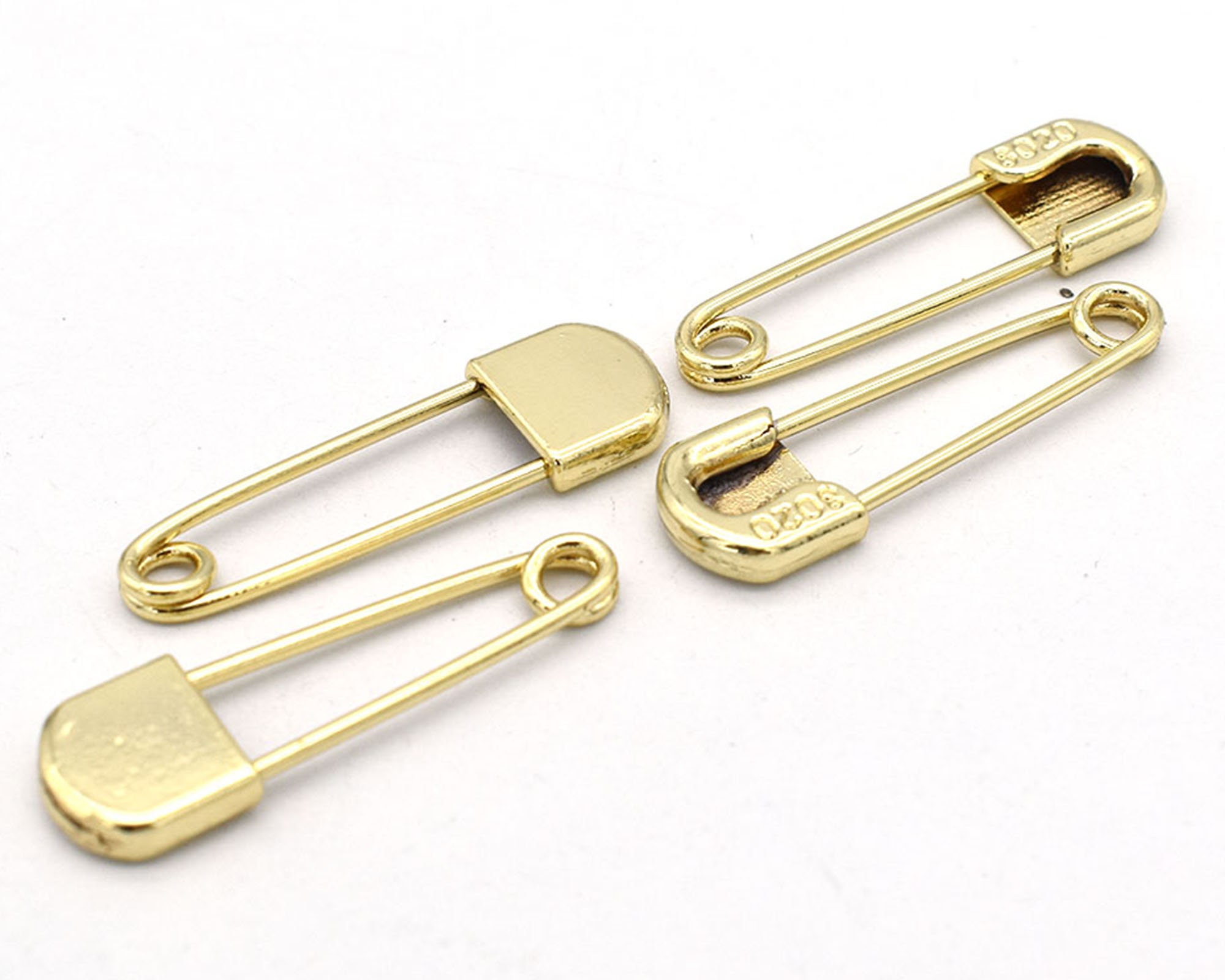 35mm Gold Safety Pins Kilt Pin Craft Brooches Bar Pins Small Etsy UK