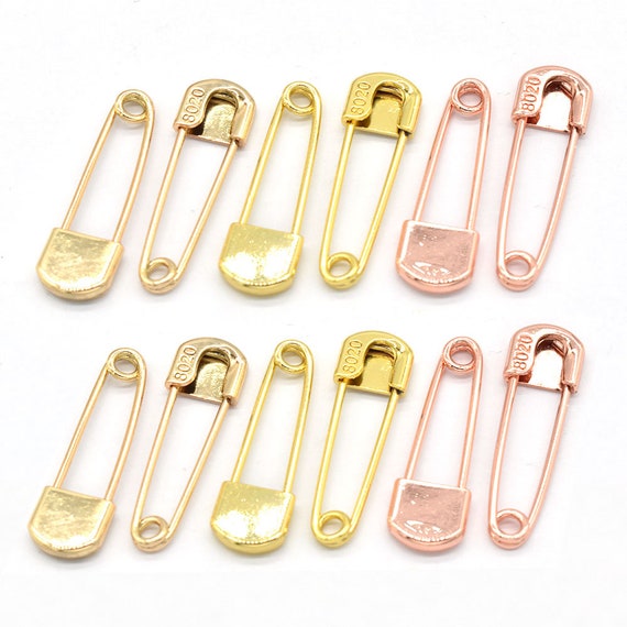 high quality decorative safety pin brooch