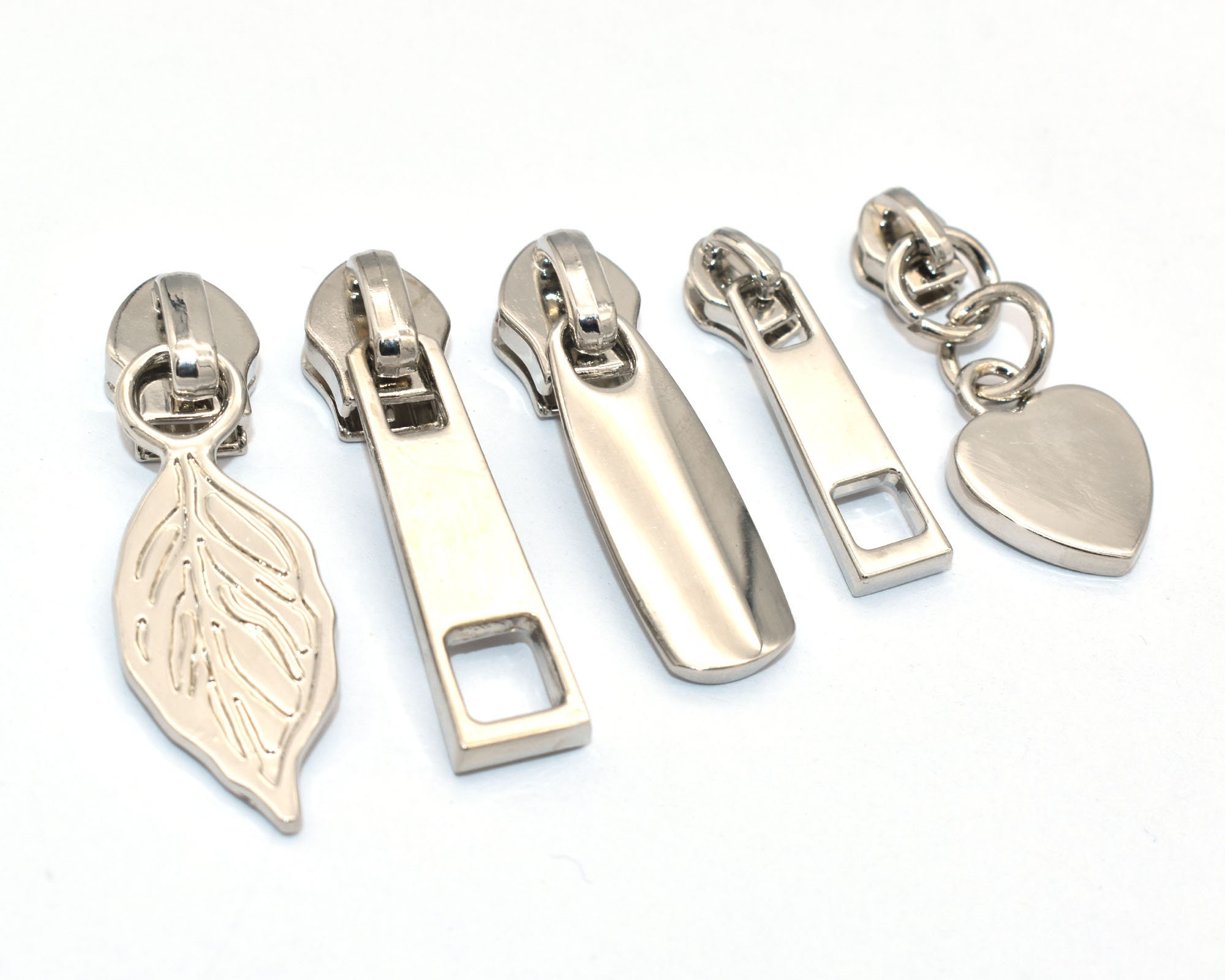 Decorative Zipper Pulls, Zipper Pendant Shiny For Bags For Elder