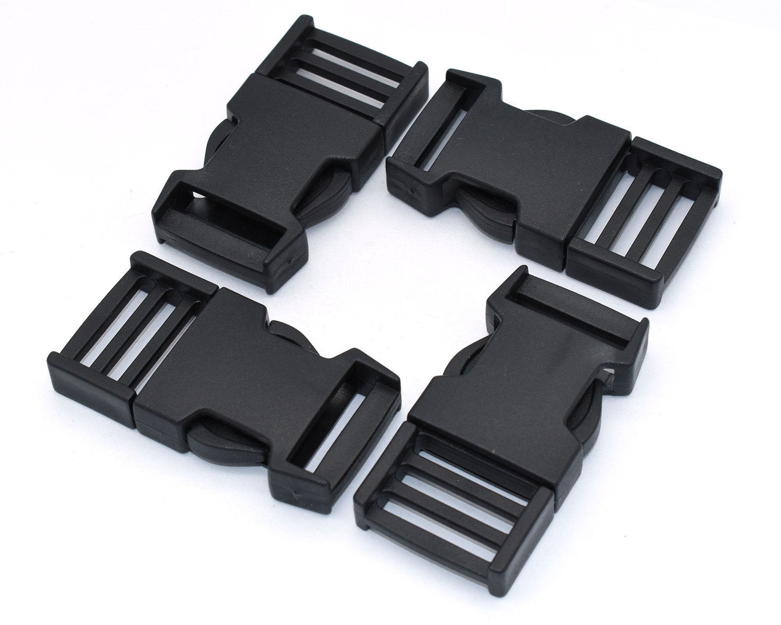 25mm Black Plastic Release Belt Buckle Adjuster Strap Slider Etsy