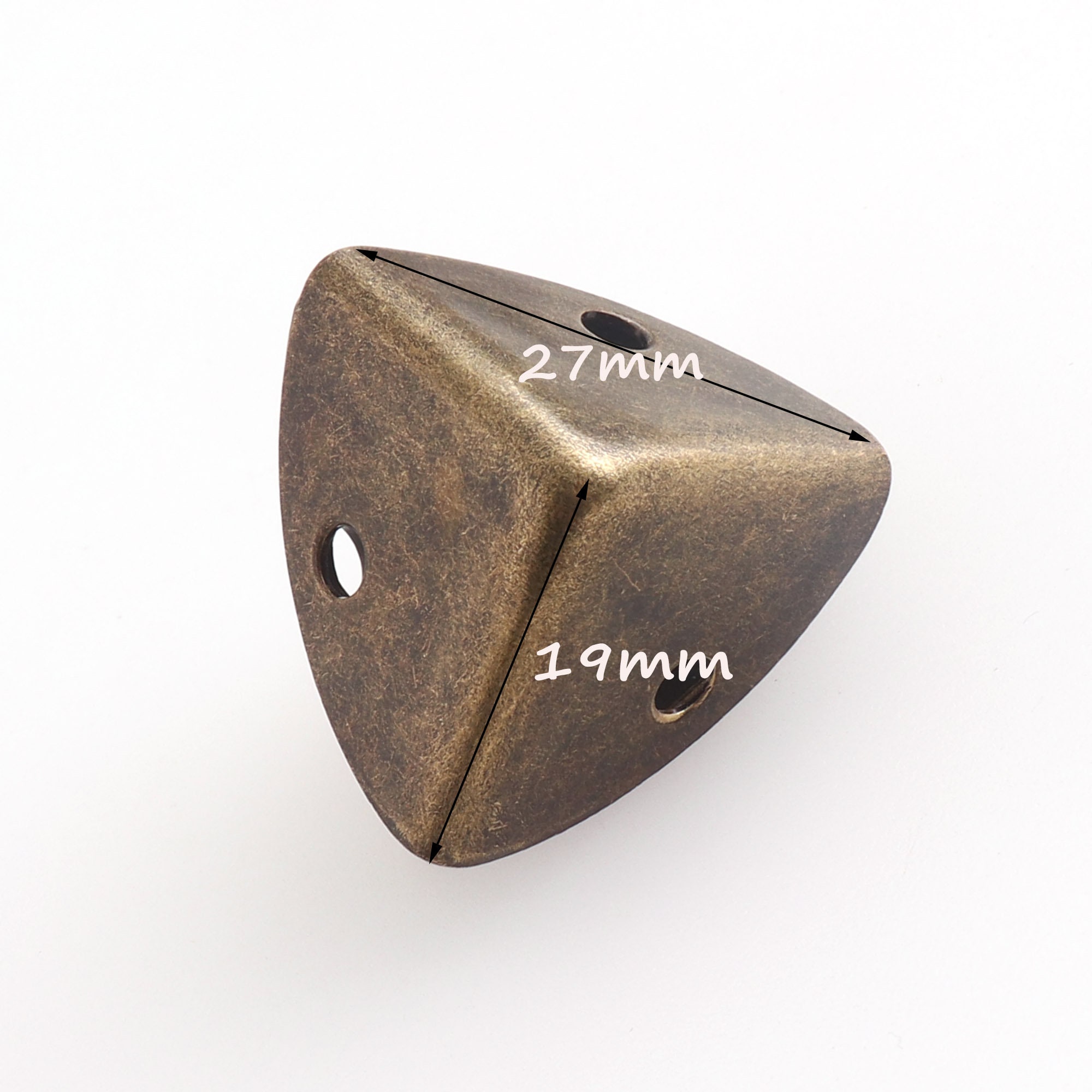 Protezioni Angolari In Metallo Vintage - Set Da 20 Per Scatole E Mobili