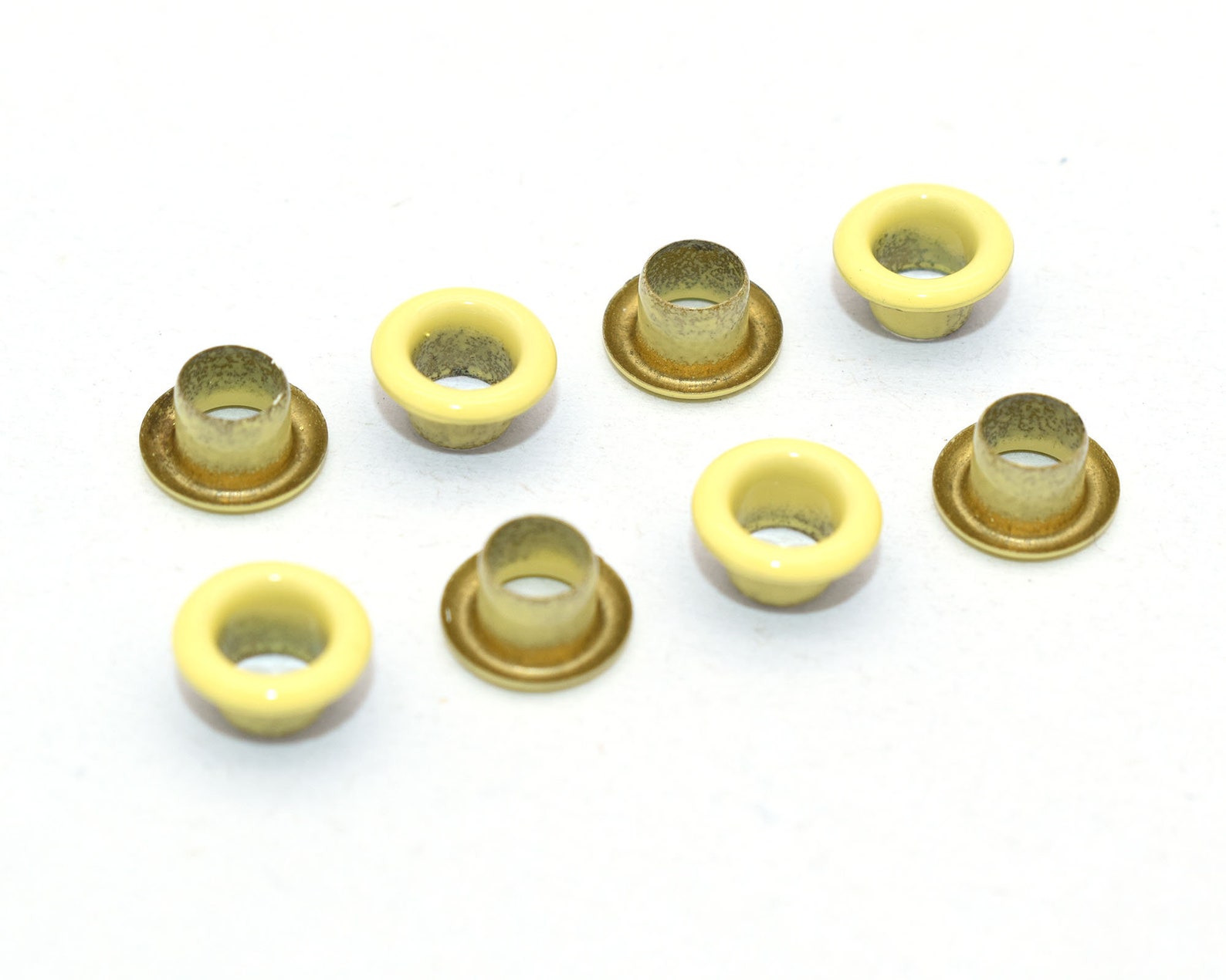 Yellow Eyelet Grommets 4mm Grommet Eyelet Metal Grommet Rivets Etsy