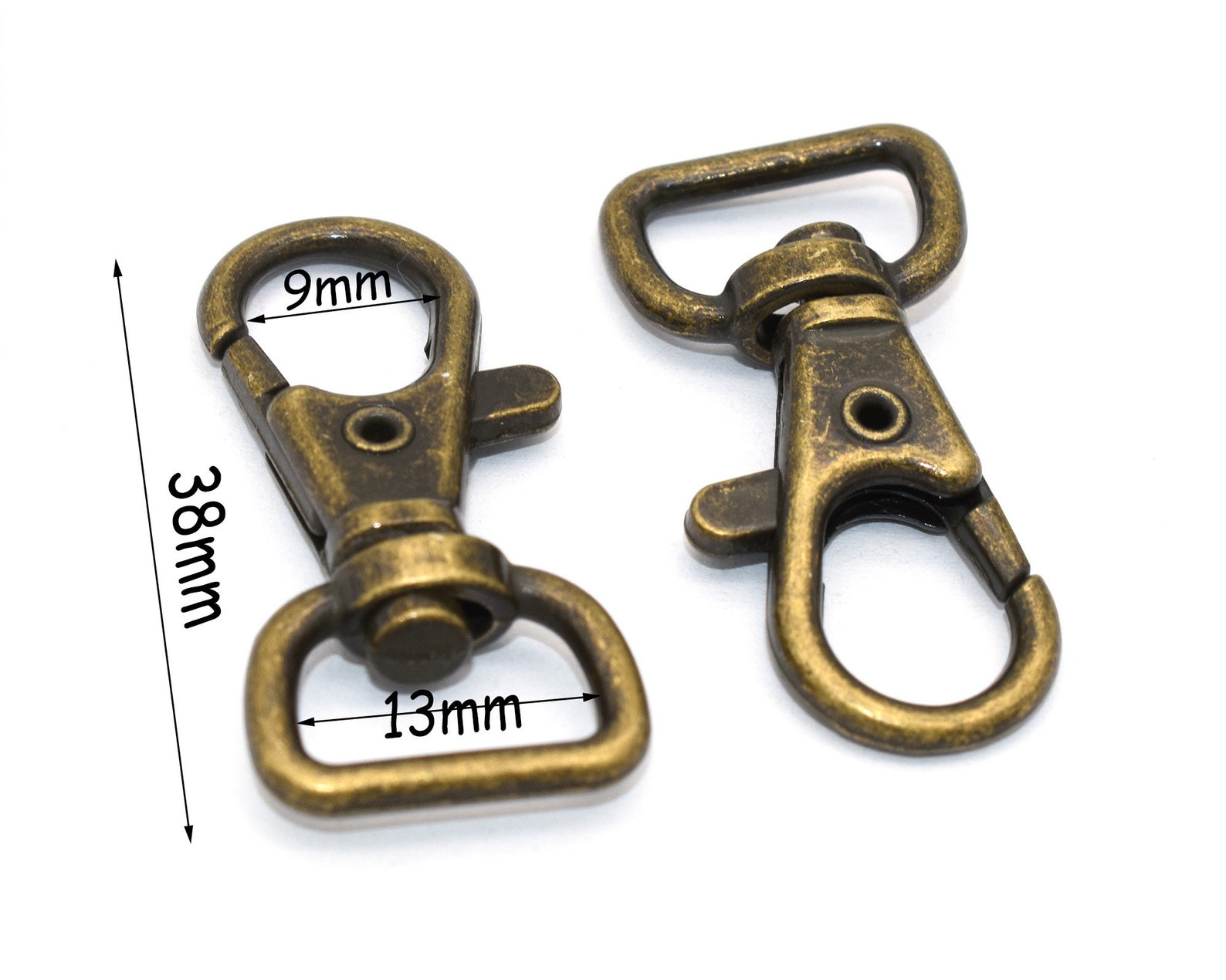 38mm Swivel Clasp With D Ring Swivel Snap Hooks Lobster Clasp Etsy