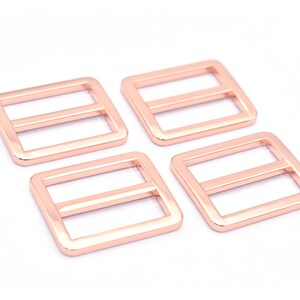 26mm Verstellschnalle Schiebeschnallen Rechteck Gürtelschnalle Metall Geldbeutel Schnallen Gurtschnalle Handtasche Gurtband Hardware - 8Stk