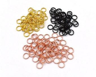 100 Pezzi Anelli Spezzati In Metallo Argento – Portachiavi A Cerchio Per Hobby E Craft