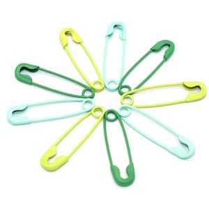 Pins Craft Pins Crochet Marker Pins Safety Pins Green Brooch Pins Tag Pin Knitting Marker Pins for Locking Stitch Markers Colorful Craft DIY