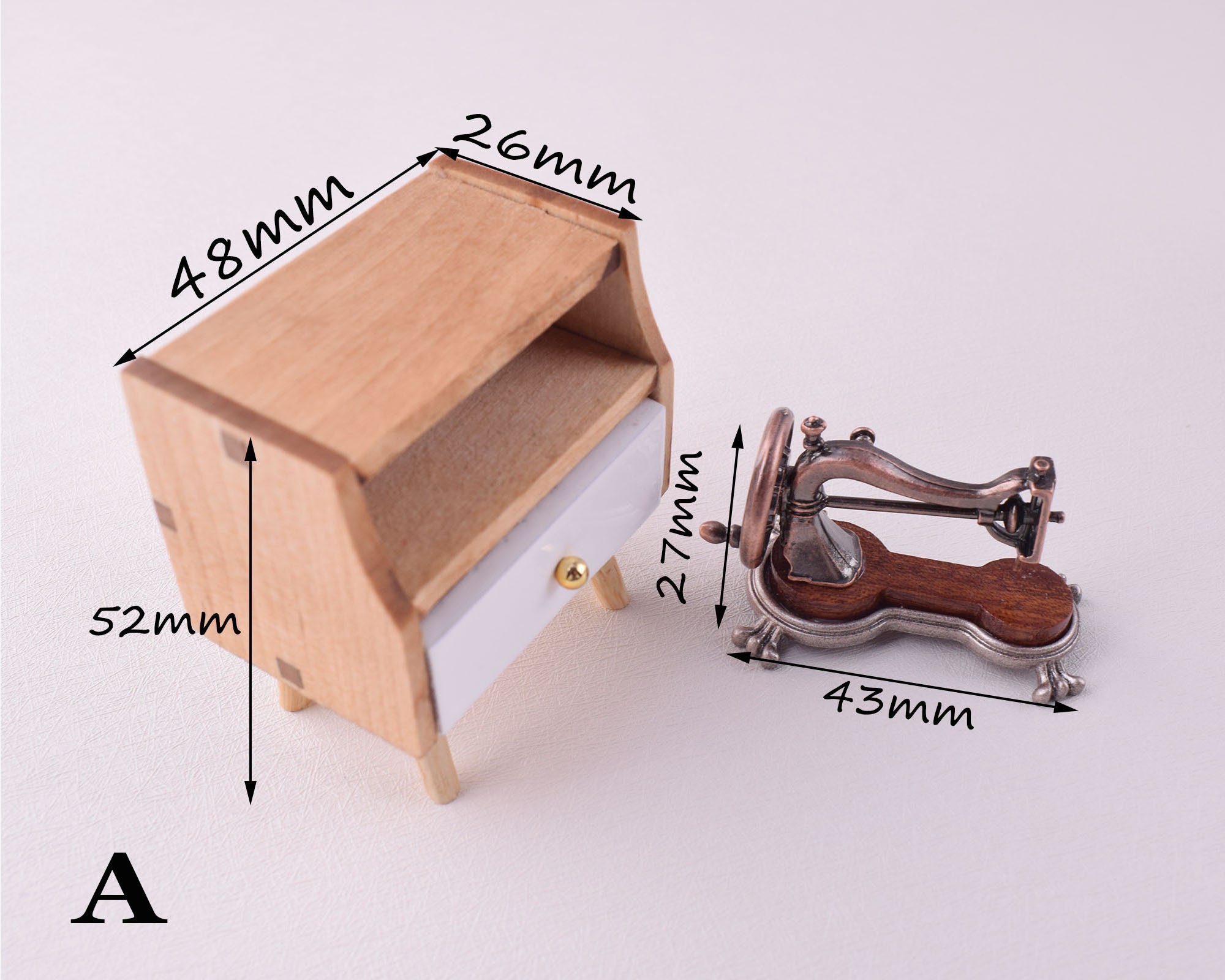 Vintage Mini Sewing Machine Miniature Sewing Machine Model for Etsy