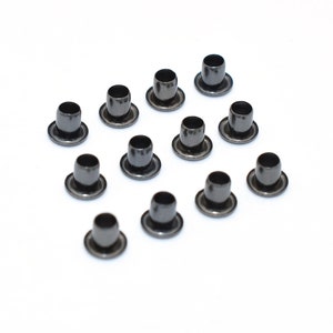Black Eyelet Grommets 2.5mm Grommet Eyelet Metal Grommet Rivets Purse Accessories for Sewing Shoes Bag Making Hardware Canvas Craft