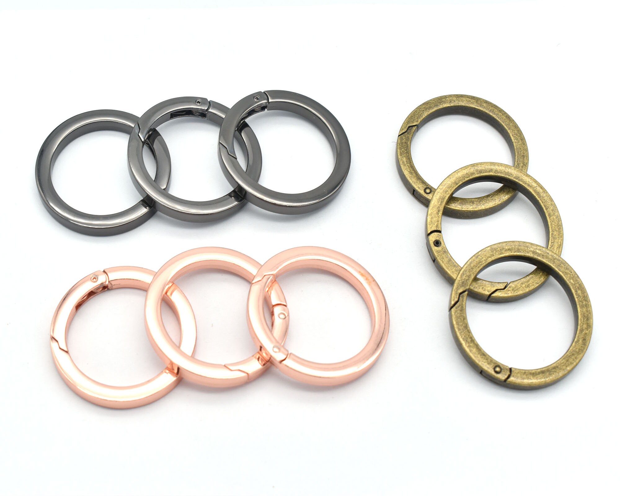 33mm Bronze Round O Ring Gate Spring Snap Hook Gate O Ring Etsy