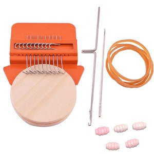 Speedweave Darning Loom Darning Mini Loom Machine Loom for Visible Mending Jeans Socks Knitting Tool DIY Artful Patterns - 1 pcs