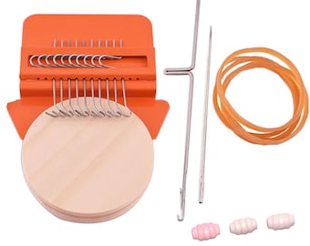 Speedweave Darning Loom Darning Mini Loom Machine Loom for Visible Mending Jeans Socks Knitting Tool DIY Artful Patterns - 1 pcs