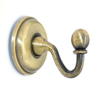 55mm Antique Metal Hooks Hangers Contracted hooks Vintage Coat Rack Rustic Chic Wall hook towel hook 2pcs