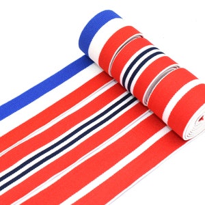 1.5“Elastic Band Multicolor Waistband Elastic Striated Elastic Webbing Jacquard Elastic Bag Webbing DIY Garment Textile Sewing Accessories