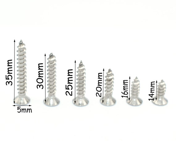 Stainless Steel Eye Screws for Wood 1.5-30pcs