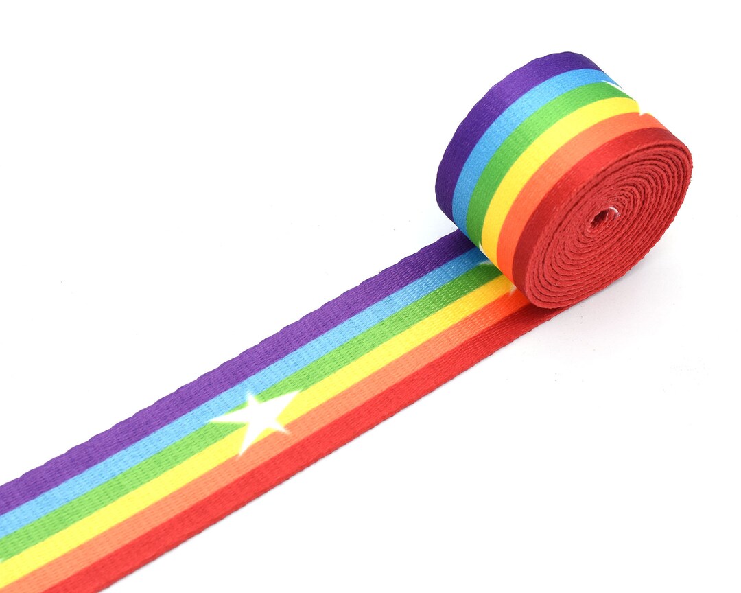 1.5rainbow Ribbon bing Belt Grosgrain Ribbon Star Etsy UK