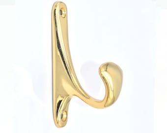 Metal Gold Wall Hook With Screws Decorative Hooks Coat Hangers Rack Bag Hooks Bath Towel Hooks Scarf Hooks Hat Hooks for hanging objects