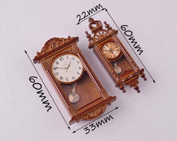 SALUTUYA Réveil miniature de maison de poupée Réveil Miniature pour