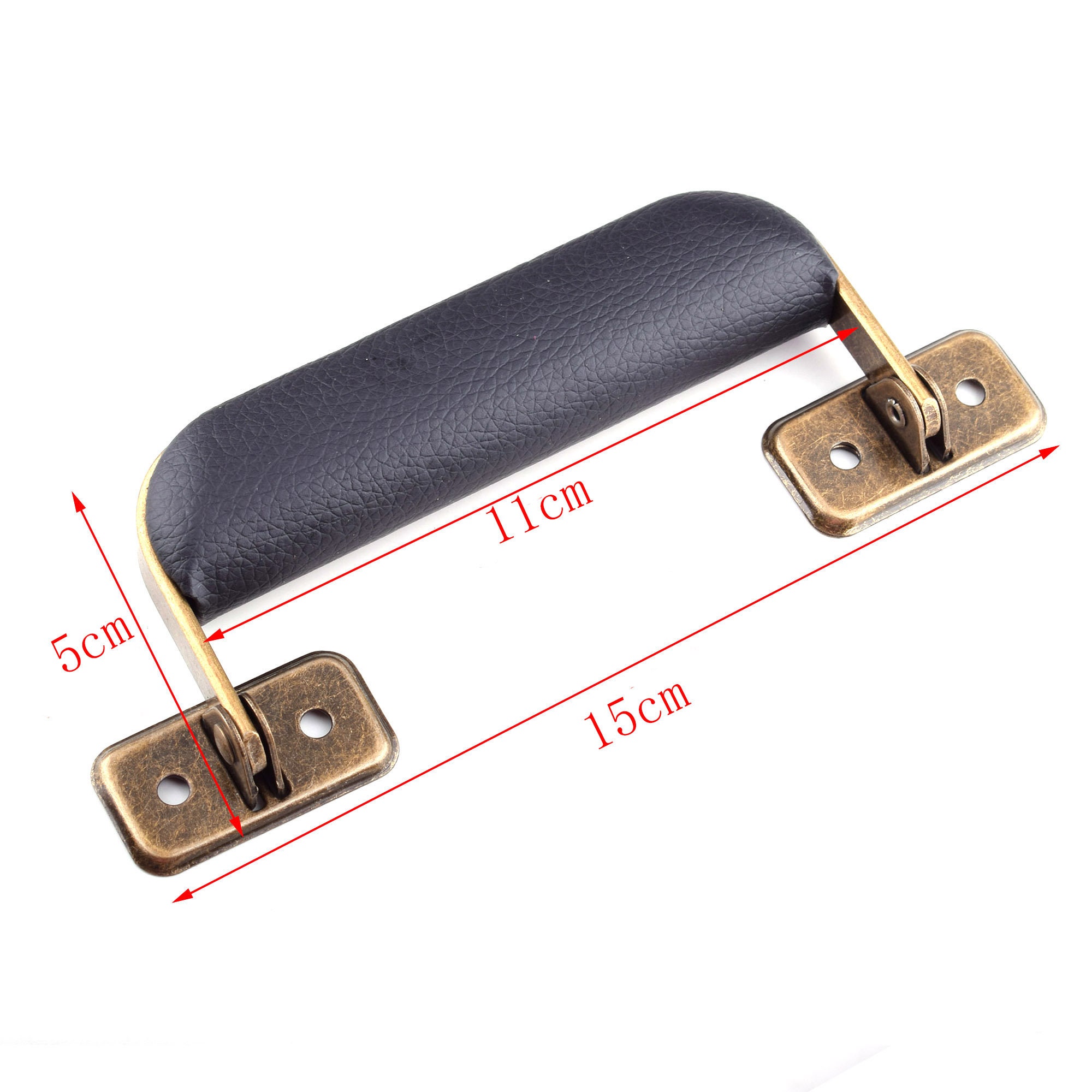 6'' 15cm Luggage Handle Leather Handle Vintage Style Etsy