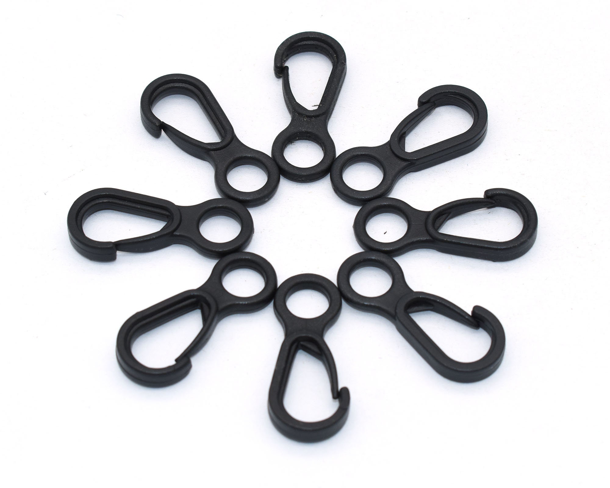 10pcs Strap Snap Hook Plastic Hooks Plastic Clasp Webbing Hook Pet