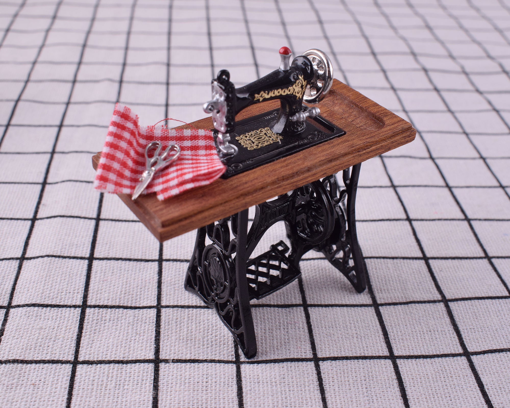 Vintage Mini Sewing Machine Miniature Sewing Machine Model for Etsy