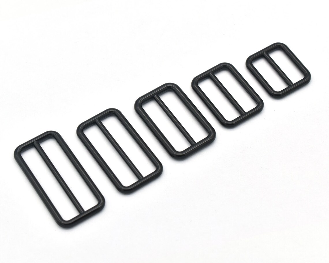 2646mm Black Adjuster Belt Buckle Slide Buckles Rectangle Etsy