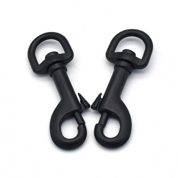 10mm Inner Swivel Clasp Black Lobster Clasp Claw Push Gate Trigger