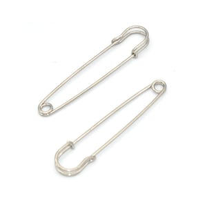 3&#39;&#39;(75mm) Silver safety pin Clothing Shawl pin Brooch pins Large Safety Pin Giant Safety Pins Giant pins Metal Pins Brooch Safety Pins 6pcs