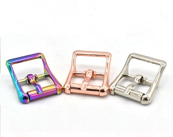 Multi-Function Metal Buckle Strap 20mm Silver Belt Clasps and Bag Adjustable Buckle Hardware DIY Craft Accessories