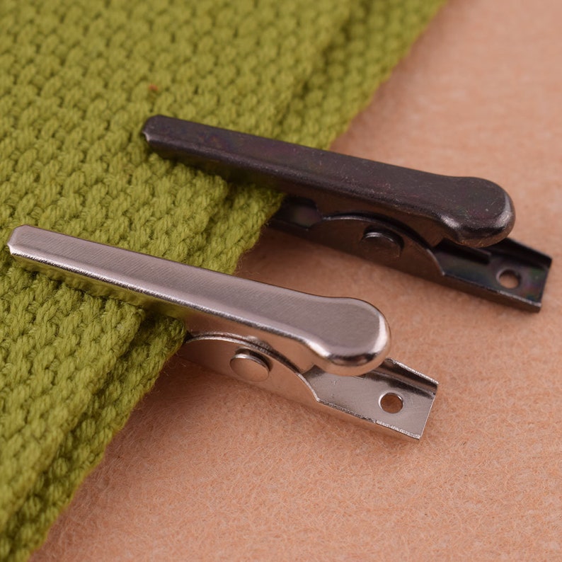 32mm Alligator hair clips Metal Hair Alligator Clips Hair Accessory Blanks Fashion Hairpin Base For DIY Hair Accessories 20pcs image 5