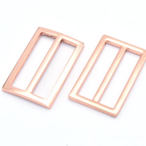 38mm Verstellschnalle Schiebeschnallen Rechteck Gürtelschnalle Metall Geldbeutel Schnallen Gurtschnalle Handtasche Gurtband Hardware - 6Stk