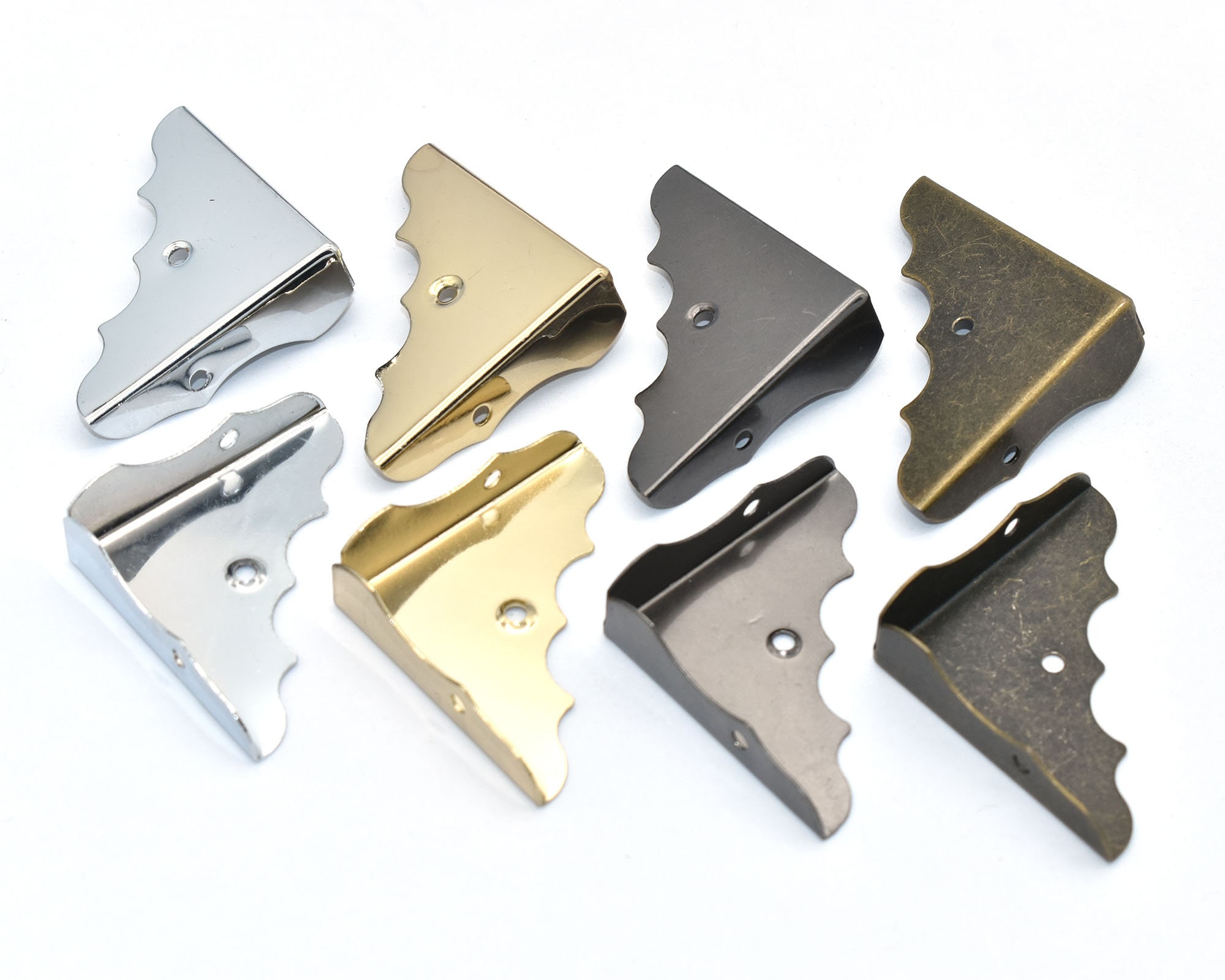 Metal Box Corner Protector Decorative Corner Brackets Edge - Etsy - Decorative Metal Corner Guards For Walls
