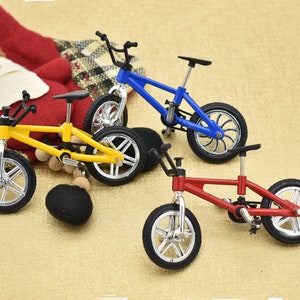 Handmade Mini Model Bicycle Mountain Bicycle Model Toys Bicycle Toppings Home Decorations Handicrafts Boys Kid Collections New Year Gifts